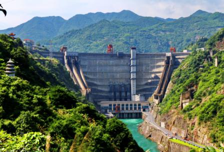 郴州東江湖景區(qū)之東江大壩